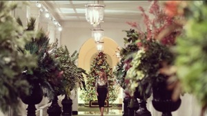 Melania Trump seems to have finally got the hang of holiday decorations and the New York Times went so far as to declare this year’s theme, ‘America the beautiful’ to be “strikingly normal”(Twitter) Melania Trump seems to have finally got the hang of holiday decorations and the New York Times went so far as to declare this year’s theme, ‘America the beautiful’ to be “strikingly normal”(Twitter)