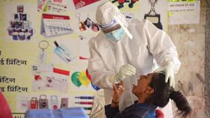 In September, the Uttar Pradesh government had revised the rates for Covid-19 tests conducted by private labs from Rs 2,500 to Rs 1,600.(HT PHOTO) In September, the Uttar Pradesh government had revised the rates for Covid-19 tests conducted by private labs from Rs 2,500 to Rs 1,600.(HT PHOTO)
