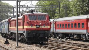 The Shatabdi Express hit the man as it was approaching Kathgodam.(Representational image/HT PHOTO)