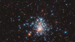 Hubble Space Telescope shows many colourful stars packed close together.(AFP) Hubble Space Telescope shows many colourful stars packed close together.(AFP)