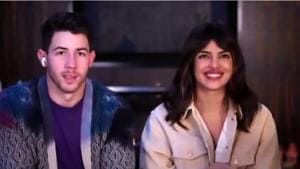 HTLS 2020: Priyanka Chopra and Nick Jonas during the virtual interaction.