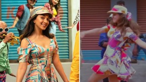 Kiara Advani in Indoo ki Jawani and Urmila Matondkar in Rangeela.(Instagram) Kiara Advani in Indoo ki Jawani and Urmila Matondkar in Rangeela.(Instagram)