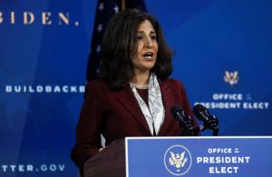 Tanden, if confirmed by the Senate, would be the second ever Indian-American in a presidential cabinet. She would also be the first woman of colour and first Indian American to lead the Office of Management and Budget (OMB).(Reuters Photo)