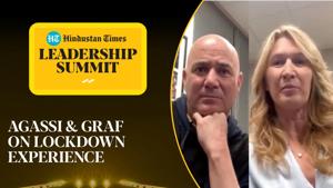 <p>Tennis royalty Andre Agassi and Steffi Graf spoke on their lockdown experience as the world battles the Covid-19 pandemic. Featuring on Day 5 of the Hindustan Times Leadership Summit 2020, the sportsperson-turned-philanthropists said that the lockdown helped them spend more quality time together as a family. Agassi said that the entire world has been facing challenges, and he was thankful to be able to make a difference via the schools he runs. Watch the full video for more.</p> <p>Tennis royalty Andre Agassi and Steffi Graf spoke on their lockdown experience as the world battles the Covid-19 pandemic. Featuring on Day 5 of the Hindustan Times Leadership Summit 2020, the sportsperson-turned-philanthropists said that the lockdown helped them spend more quality time together as a family. Agassi said that the entire world has been facing challenges, and he was thankful to be able to make a difference via the schools he runs. Watch the full video for more.</p>