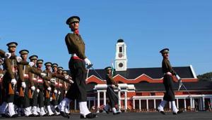 Gentleman Cadets at an earlier passing out parade in IMA, Dehradun.(HT file) Gentleman Cadets at an earlier passing out parade in IMA, Dehradun.(HT file)