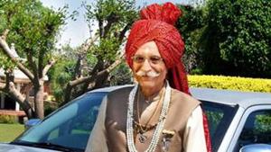 Mahashay Dharampal Gulati passed away on Thursday morning.(Twitter/ANI) Mahashay Dharampal Gulati passed away on Thursday morning.(Twitter/ANI)