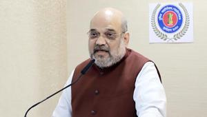 New Delhi, Dec 02 (ANI): Union Home Minister Amit Shah addresses the inaugural session of All India DGP/IGP Conference-2020 via video conferencing in New Delhi on Wednesday. (ANI Photo)(ANI) New Delhi, Dec 02 (ANI): Union Home Minister Amit Shah addresses the inaugural session of All India DGP/IGP Conference-2020 via video conferencing in New Delhi on Wednesday. (ANI Photo)(ANI)