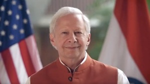 US Ambassador to India Kenneth Juster has extended greetings to the Indian Navy on Navy Day and expressed gratitude for hosting Malabar Exercise(Twitter) US Ambassador to India Kenneth Juster has extended greetings to the Indian Navy on Navy Day and expressed gratitude for hosting Malabar Exercise(Twitter)