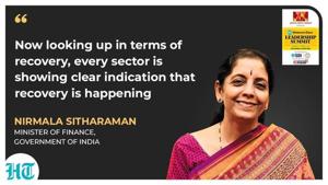 Union finance minister Nirmala Sitharaman.(HT photo) Union finance minister Nirmala Sitharaman.(HT photo)