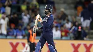 India's Ravindra Jadeja walks from the field.(AP) India's Ravindra Jadeja walks from the field.(AP)