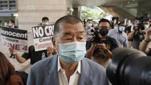 Jimmy Lai, 73, was denied bail in a fraud case Thursday, potentially keeping him behind bars for months as he battles more serious foreign collusion allegations under the security law(AP) Jimmy Lai, 73, was denied bail in a fraud case Thursday, potentially keeping him behind bars for months as he battles more serious foreign collusion allegations under the security law(AP)
