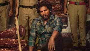Allu Arjun in a still from Pushpa. Allu Arjun in a still from Pushpa.