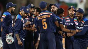 Photo of Indian Cricket Team from 1st T20I against Australia in Canberra(Twitter) Photo of Indian Cricket Team from 1st T20I against Australia in Canberra(Twitter)