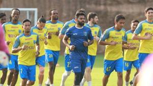 Photo of team Keralal Blasters(@KeralaBlasters/Twitter) Photo of team Keralal Blasters(@KeralaBlasters/Twitter)