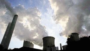 Carbon has hit this price range twice before this year, in July and September, before falling back down. Each time the surge has been driven by market expectations about the EU’s climate plans.(BLOOMBERG (Representative image)) Carbon has hit this price range twice before this year, in July and September, before falling back down. Each time the surge has been driven by market expectations about the EU’s climate plans.(BLOOMBERG (Representative image))
