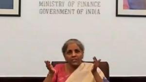 Nirmala Sitharaman, Minister of Finance, Government of India, in conversation with R Sukumar, Editor-in-Chief, Hindustan Times, during the 18th edition of Hindustan Times Leadership Summit (HTLS), in New Delhi, India, on December 4, 2020.(HT photo) Nirmala Sitharaman, Minister of Finance, Government of India, in conversation with R Sukumar, Editor-in-Chief, Hindustan Times, during the 18th edition of Hindustan Times Leadership Summit (HTLS), in New Delhi, India, on December 4, 2020.(HT photo)