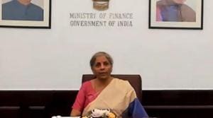 Nirmala Sitharaman, Minister of Finance, Government of India, in conversation with R Sukumar, Editor-in-Chief, Hindustan Times, during the 18th edition of Hindustan Times Leadership Summit (HTLS), in New Delhi, India, on December 4, 2020.(HT photo) Nirmala Sitharaman, Minister of Finance, Government of India, in conversation with R Sukumar, Editor-in-Chief, Hindustan Times, during the 18th edition of Hindustan Times Leadership Summit (HTLS), in New Delhi, India, on December 4, 2020.(HT photo)