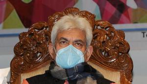 Jammu: Jammu and Kashmir Lt. Governor Manoj Sinha during an event on International Volunteer Day 2020, in Jammu.(PTI) Jammu: Jammu and Kashmir Lt. Governor Manoj Sinha during an event on International Volunteer Day 2020, in Jammu.(PTI)