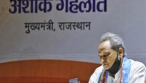 Rajasthan Chief Minister Ashok Ghelot during the State-level Farmers Conference over the recent farm reform bills, at Birla Auditorium in Jaipur.(PTI/ File photo) Rajasthan Chief Minister Ashok Ghelot during the State-level Farmers Conference over the recent farm reform bills, at Birla Auditorium in Jaipur.(PTI/ File photo)
