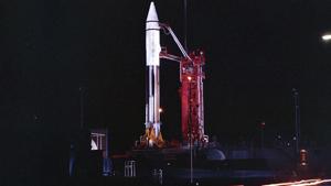 This picture from shows an Atlas Centaur 7 rocket and was taken in 1966.(AP) This picture from shows an Atlas Centaur 7 rocket and was taken in 1966.(AP)