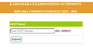 Karnataka DCET results 2020.(Screengrab) Karnataka DCET results 2020.(Screengrab)