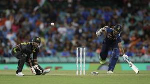 India's Shikhar Dhawan, right, makes his ground as Australia's wicketkeeper Matthew Wade retrieves the ball during the second T20 international cricket match between Australia and India at the Sydney Cricket Ground in Sydney, Australia, Sunday, Dec. 6, 2020. (AP Photo/Rick Rycroft)(AP) India's Shikhar Dhawan, right, makes his ground as Australia's wicketkeeper Matthew Wade retrieves the ball during the second T20 international cricket match between Australia and India at the Sydney Cricket Ground in Sydney, Australia, Sunday, Dec. 6, 2020. (AP Photo/Rick Rycroft)(AP)