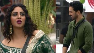 Bigg Boss 14: Arshi Khan has started flirting with Abhinav Shukla. Bigg Boss 14: Arshi Khan has started flirting with Abhinav Shukla.