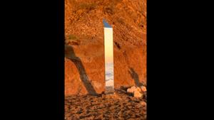 The monolith on the Isle of Wight.(Twitter) The monolith on the Isle of Wight.(Twitter)