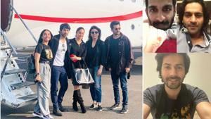 Varun Dhawan is keeping in touch with his friends from Chandigarh where he is quarantining post testing positive for Covid-19. Varun Dhawan is keeping in touch with his friends from Chandigarh where he is quarantining post testing positive for Covid-19.