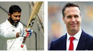 Wasim Jaffer and Michael Vaughan.(PTI/Getty) Wasim Jaffer and Michael Vaughan.(PTI/Getty)
