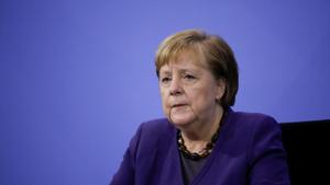 Merkel told party colleagues that existing lockdown measures - with bars and restaurants closed and shops admitting limited numbers - were too little to get the virus under control.(Reuters Photo) Merkel told party colleagues that existing lockdown measures - with bars and restaurants closed and shops admitting limited numbers - were too little to get the virus under control.(Reuters Photo)