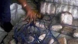 One Chinese origin Kenbo bike and an air rifle were seized during the operation and one person was also arrested in connection with the seizure of the heroin valued at Rs 7 lakh in the local market.(PTI (Representative Image)) One Chinese origin Kenbo bike and an air rifle were seized during the operation and one person was also arrested in connection with the seizure of the heroin valued at Rs 7 lakh in the local market.(PTI (Representative Image))