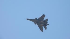 Leh: An Indian Air Force (IAF) fighter jet flies in Leh, Wednesday, Oct. 14, 2020. (PTI Photo)(PTI14-10-2020_000106A) Leh: An Indian Air Force (IAF) fighter jet flies in Leh, Wednesday, Oct. 14, 2020. (PTI Photo)(PTI14-10-2020_000106A)