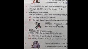 The image shows a part of the maths textbook.(Twitter@Will_Sutcliffe8) The image shows a part of the maths textbook.(Twitter@Will_Sutcliffe8)