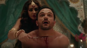 ShilpaShinde in Paurushpur trailer. ShilpaShinde in Paurushpur trailer.