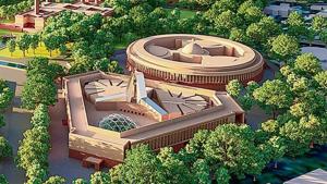 The current design envisages a new triangular Parliament building next to the existing complex.(File photo) The current design envisages a new triangular Parliament building next to the existing complex.(File photo)