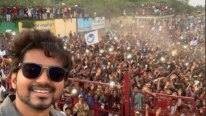 Vijay’s selfie taken at Neyveli was adjudged the tweet with most retweets. Vijay’s selfie taken at Neyveli was adjudged the tweet with most retweets.