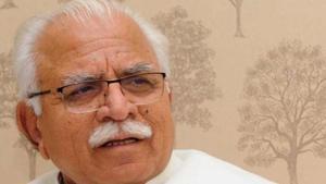 Haryana chief minister Manohar Lal Khattar.(HT archive) Haryana chief minister Manohar Lal Khattar.(HT archive)