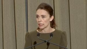 New Zealand's Prime Minister Jacinda Ardern speaks at a news conference on the release of the Royal Commission report looking into last year's attacks on two mosques in Christchurch, where a white supremacist gunman killed 51 Muslim worshippers.(Reuters) New Zealand's Prime Minister Jacinda Ardern speaks at a news conference on the release of the Royal Commission report looking into last year's attacks on two mosques in Christchurch, where a white supremacist gunman killed 51 Muslim worshippers.(Reuters)