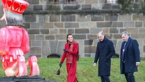 Britain's Prince William and Catherine, Duchess of Cambridge visit Cardiff Castle in Cardiff, Britain.(Reuters) Britain's Prince William and Catherine, Duchess of Cambridge visit Cardiff Castle in Cardiff, Britain.(Reuters)