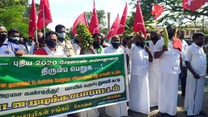 Farmers stage a protest in Coimbatore, Tamil Nadu.(File photo) Farmers stage a protest in Coimbatore, Tamil Nadu.(File photo)