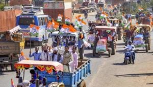 Left supporters along with workers of the ruling Jharkhand Mukti Morcha, Congress and Rashtriya Janata Dal held demonstrations and protests in several cities and towns across the state.(PTI (Representative Image)) Left supporters along with workers of the ruling Jharkhand Mukti Morcha, Congress and Rashtriya Janata Dal held demonstrations and protests in several cities and towns across the state.(PTI (Representative Image))