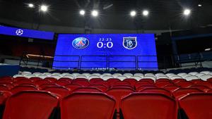 Score board is seen as Paris Saint Germain and Medipol Basaksehir UEFA Champions League match paused after Basaksehir head to locker room for alleged racist remarks by 4th official to assistant manager Webo.(Getty Images) Score board is seen as Paris Saint Germain and Medipol Basaksehir UEFA Champions League match paused after Basaksehir head to locker room for alleged racist remarks by 4th official to assistant manager Webo.(Getty Images)
