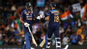 Virat Kohli and Hardik Pandya batting for India.(Getty Images) Virat Kohli and Hardik Pandya batting for India.(Getty Images)