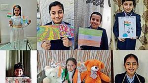 St Soldier’s school students recite poems. St Soldier’s school students recite poems.