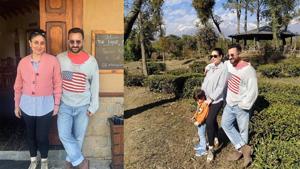 Saif Ali Khan had flown around Diwali to Himachal Pradesh for the shoot of his next, Bhoot Police. Kareena Kapoor and Taimur also accompanied him and his co-stars including Arjun Kapoor to the hills for a much-needed vacation. Saif Ali Khan had flown around Diwali to Himachal Pradesh for the shoot of his next, Bhoot Police. Kareena Kapoor and Taimur also accompanied him and his co-stars including Arjun Kapoor to the hills for a much-needed vacation.