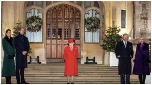 Carols for UK royals as they gather at Windsor to thank volunteers(Reuters) Carols for UK royals as they gather at Windsor to thank volunteers(Reuters)