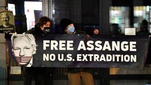Assange faces 18 charges in the United States relating to the 2010 release by WikiLeaks of 500,000 secret files detailing aspects of military campaigns in Afghanistan and Iraq.(AFP Photo) Assange faces 18 charges in the United States relating to the 2010 release by WikiLeaks of 500,000 secret files detailing aspects of military campaigns in Afghanistan and Iraq.(AFP Photo)