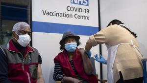 MHRA issued precautionary advice to the NHS after two health care staff members experienced allergic reactions.(AFP) MHRA issued precautionary advice to the NHS after two health care staff members experienced allergic reactions.(AFP)