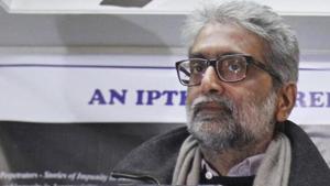 Navlakha has been in Taloja jail since his arrest on October 1, 2018.(AP file photo) Navlakha has been in Taloja jail since his arrest on October 1, 2018.(AP file photo)